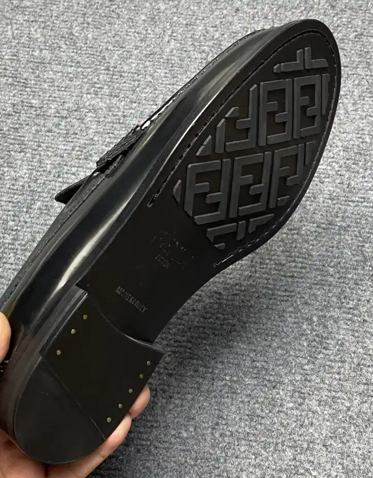 hype Fendi Leather Shoes