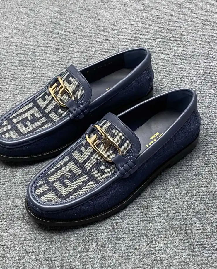 hype Fendi Leather Shoes