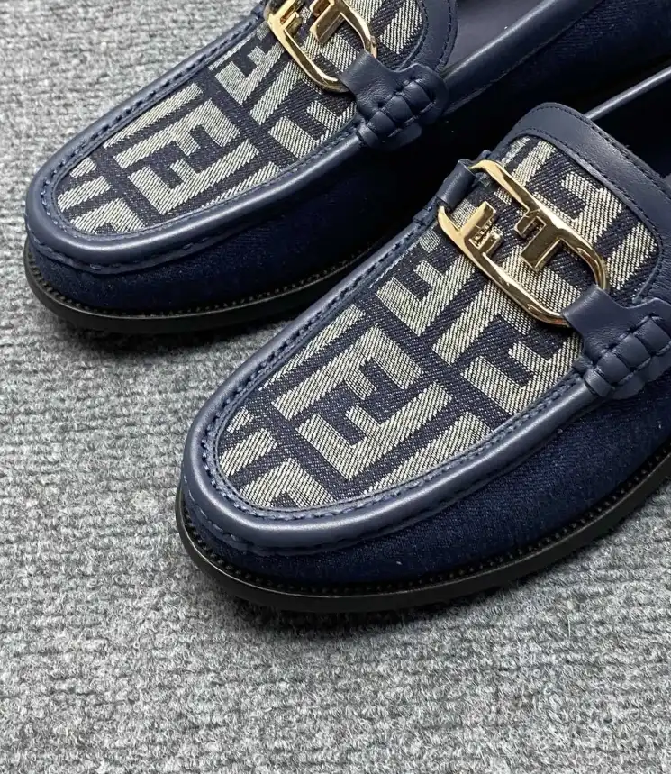 hype Fendi Leather Shoes