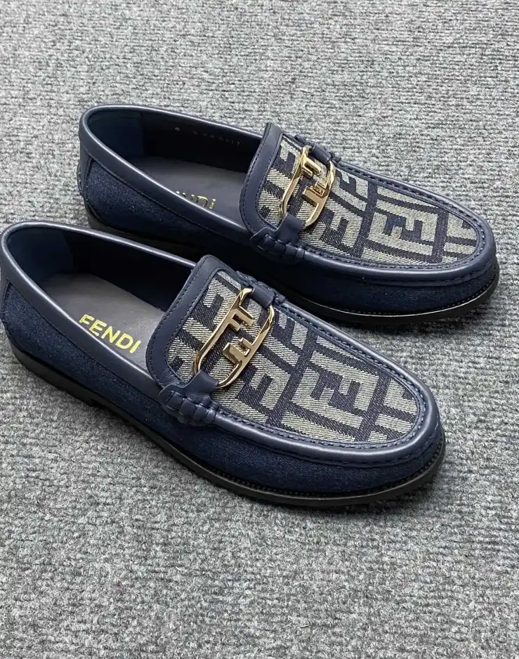 hype Fendi Leather Shoes