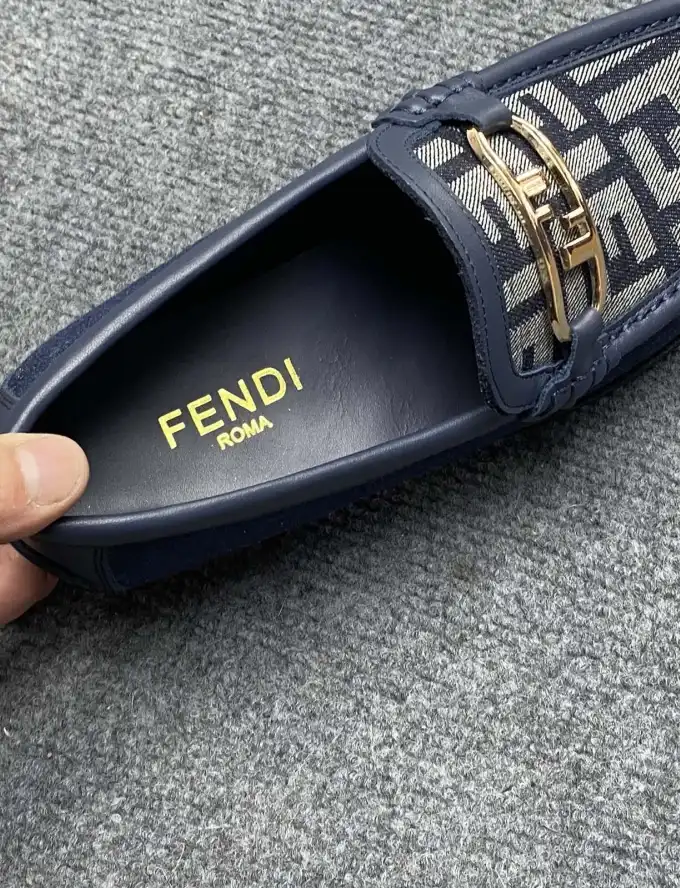 hype Fendi Leather Shoes