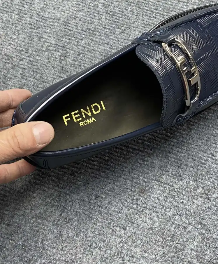 hype Fendi Leather Shoes