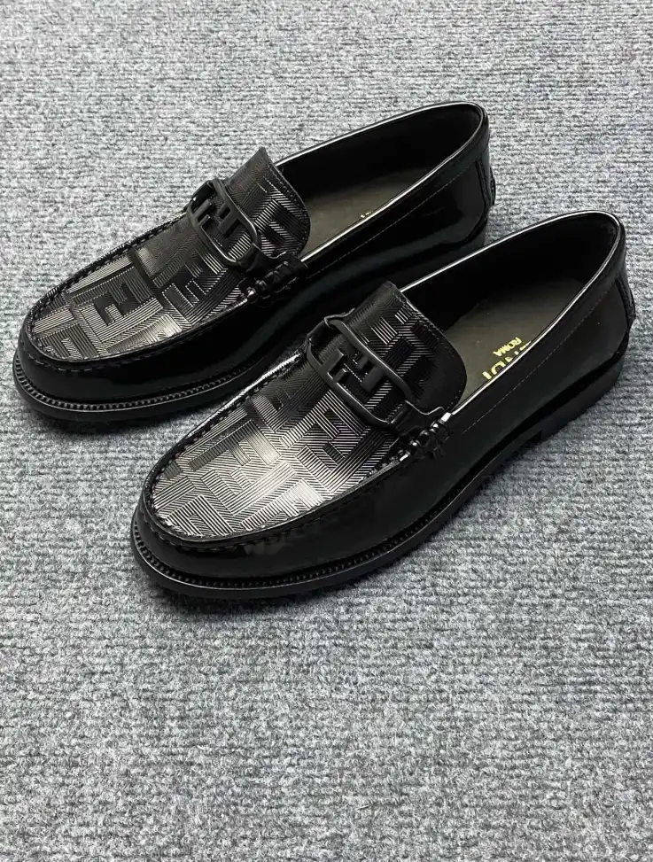 hype Fendi Leather Shoes