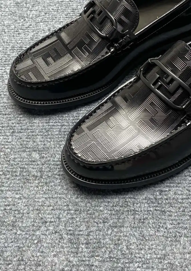 hype Fendi Leather Shoes