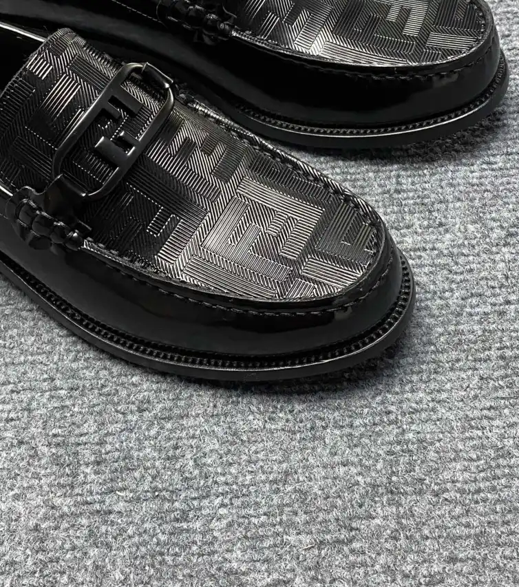 hype Fendi Leather Shoes