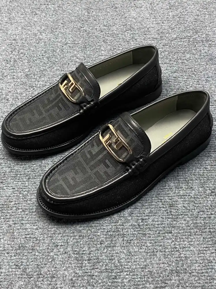 hype Fendi Leather Shoes