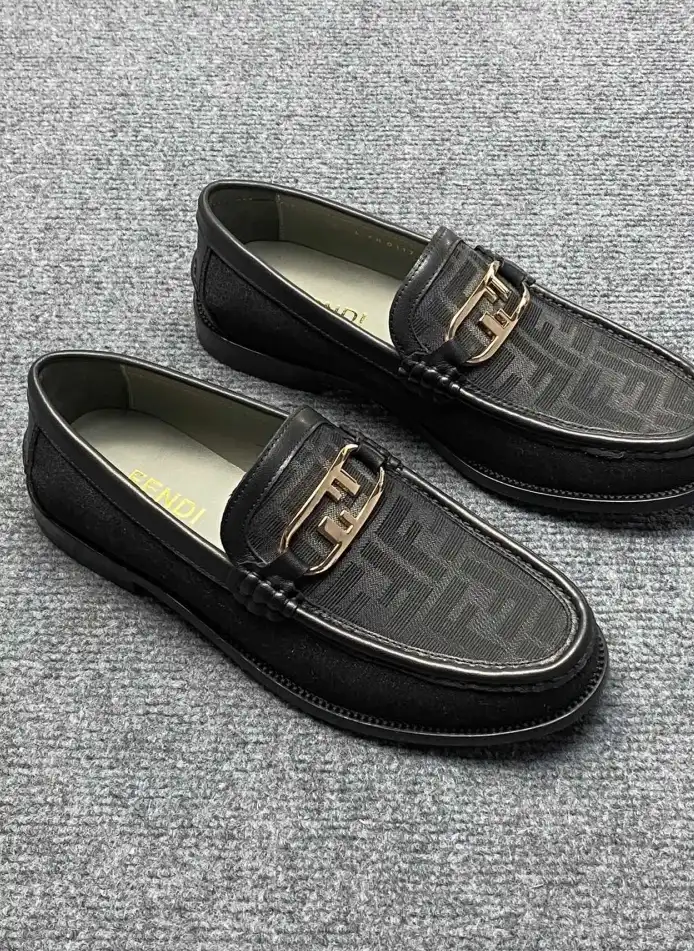 hype Fendi Leather Shoes