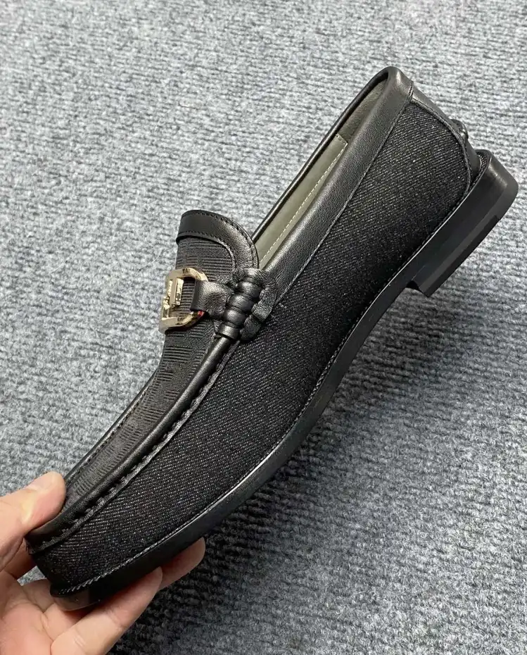 hype Fendi Leather Shoes