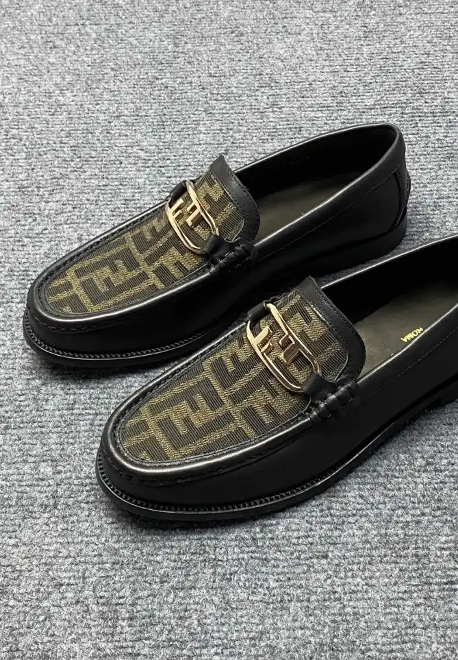 hype Fendi Leather Shoes