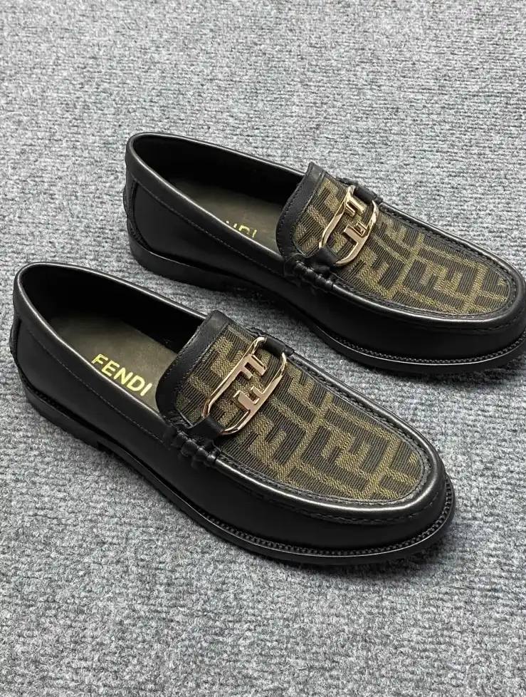 hype Fendi Leather Shoes