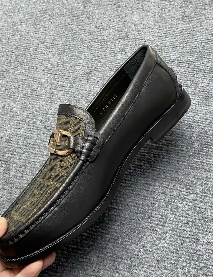 hype Fendi Leather Shoes