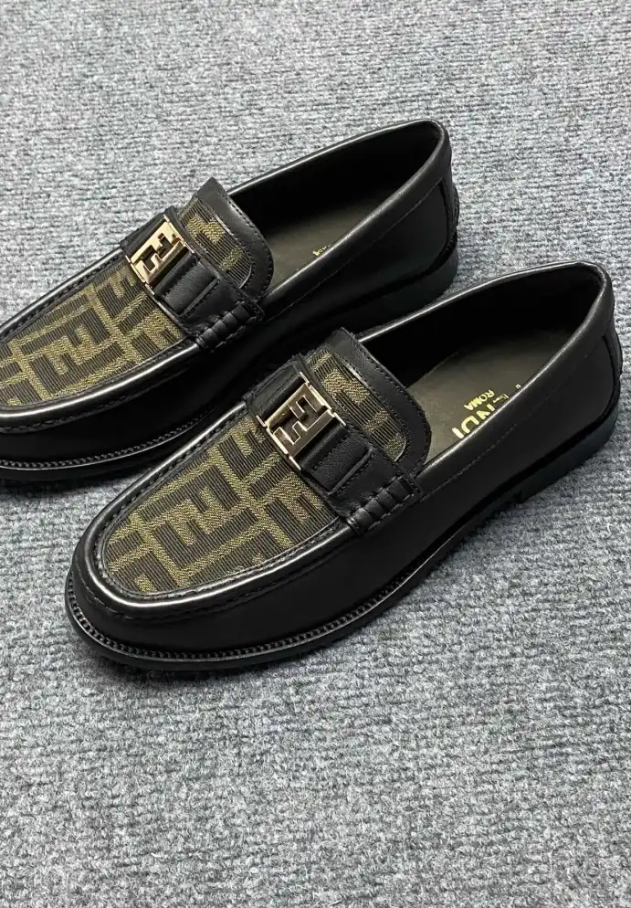 hype Fendi Leather Shoes