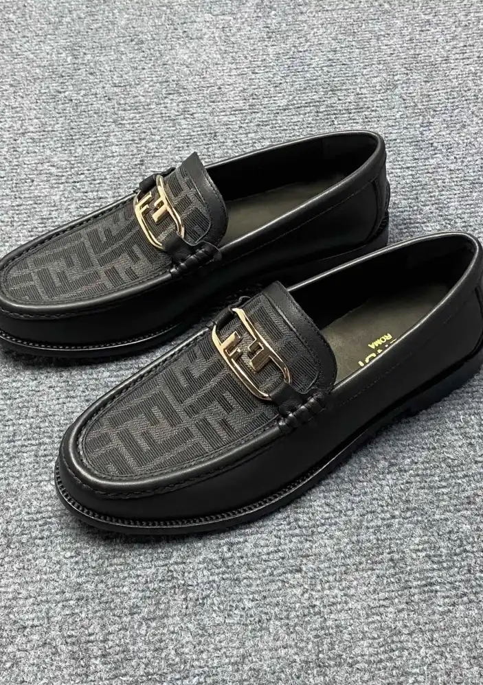 hype Fendi Leather Shoes