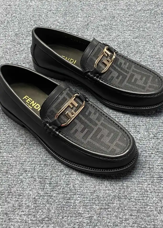 hype Fendi Leather Shoes