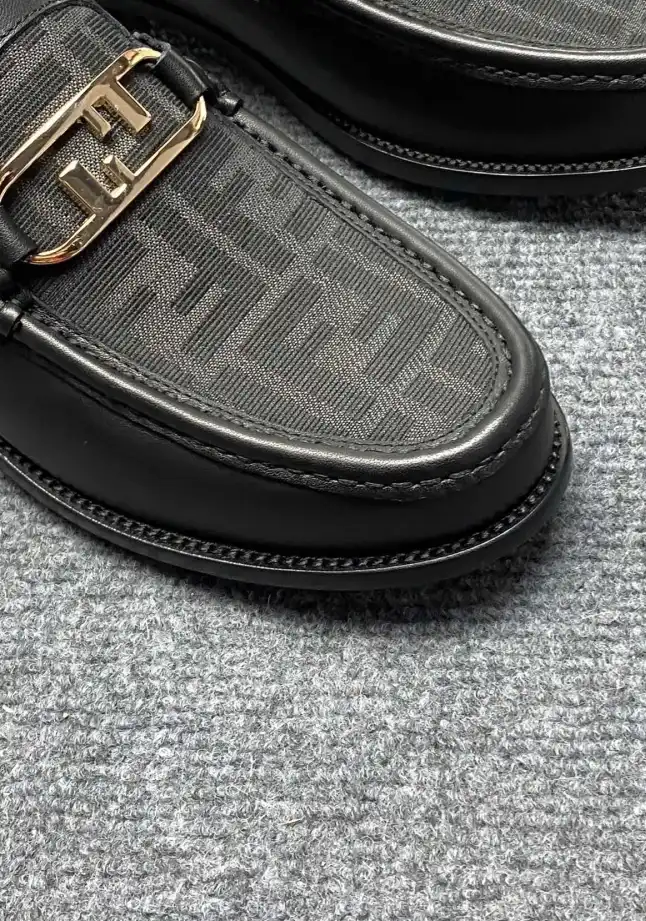 hype Fendi Leather Shoes