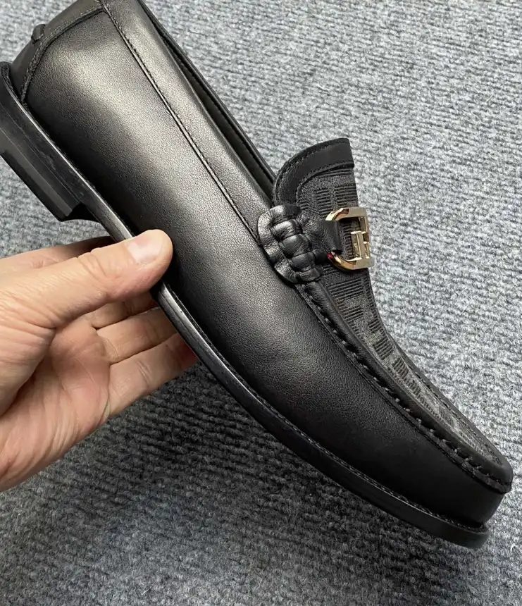 hype Fendi Leather Shoes