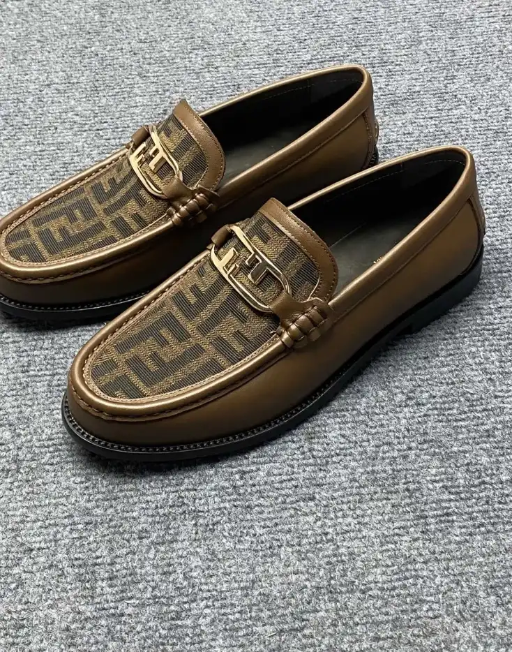 hype Fendi Leather Shoes