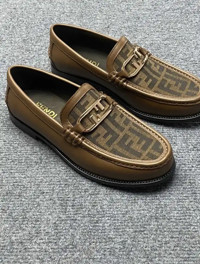 hype Fendi Leather Shoes