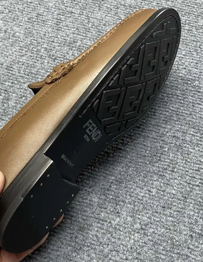 hype Fendi Leather Shoes