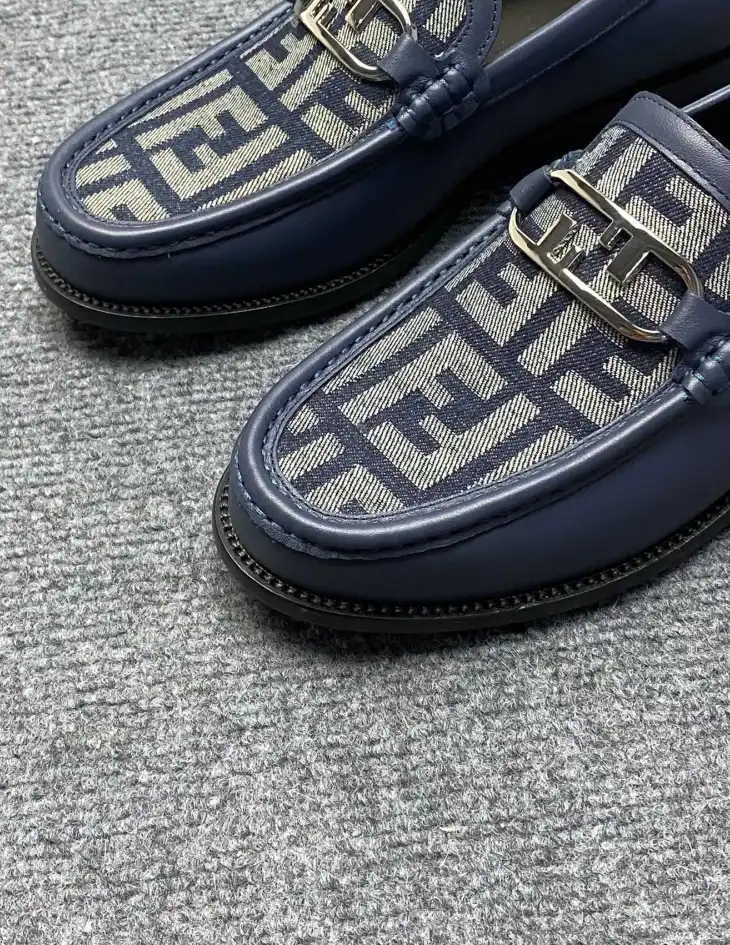 hype Fendi Leather Shoes