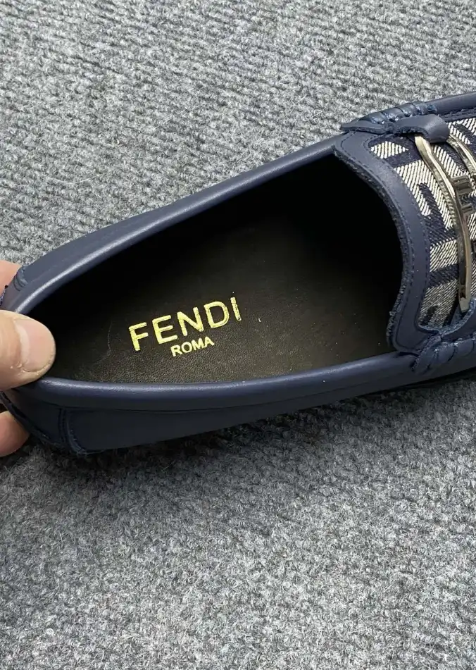 hype Fendi Leather Shoes