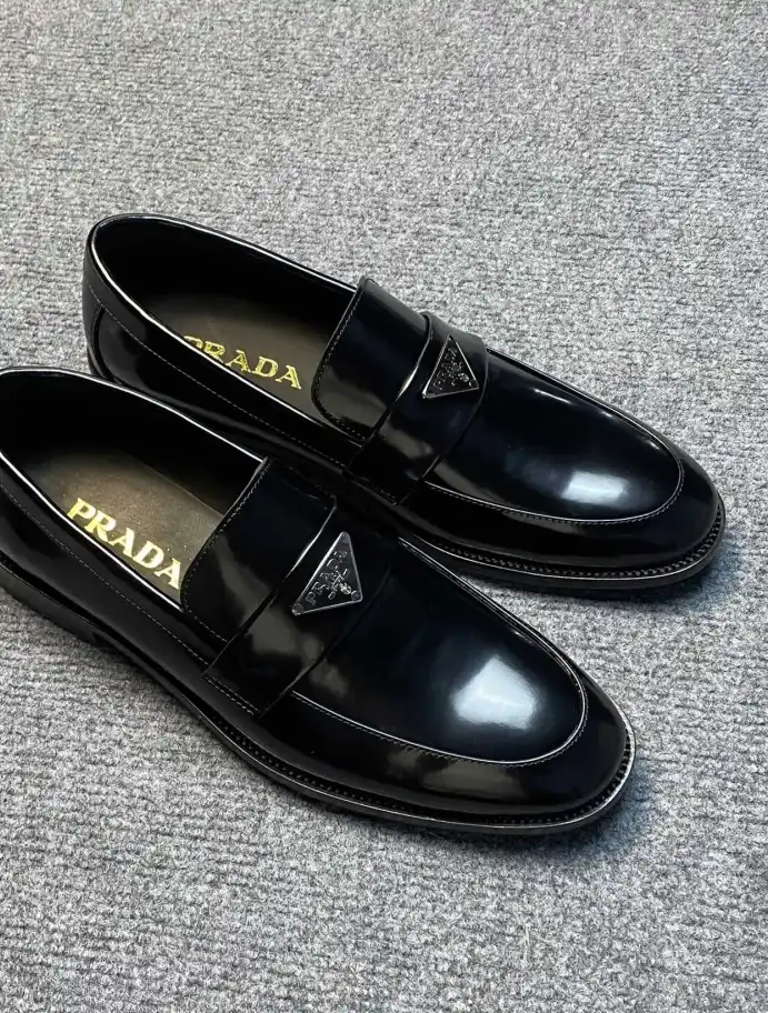 hype Prada Leather Shoes