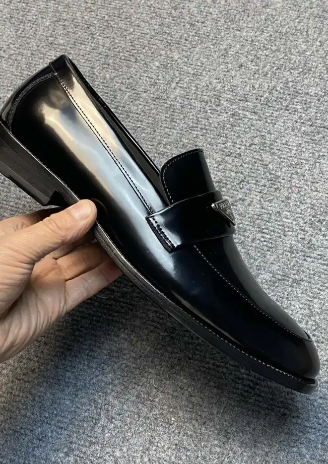 hype Prada Leather Shoes