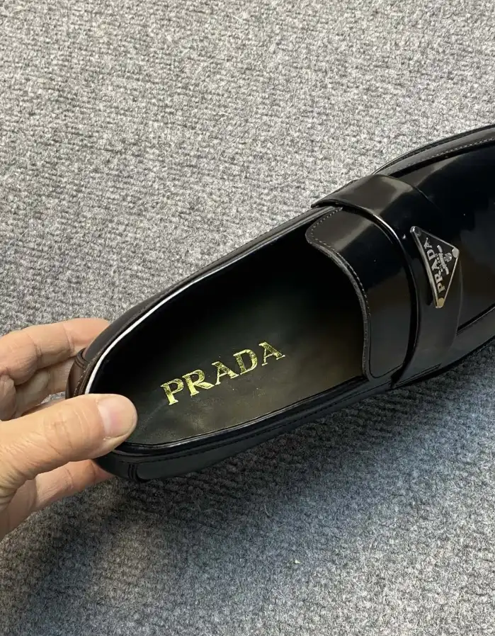 hype Prada Leather Shoes