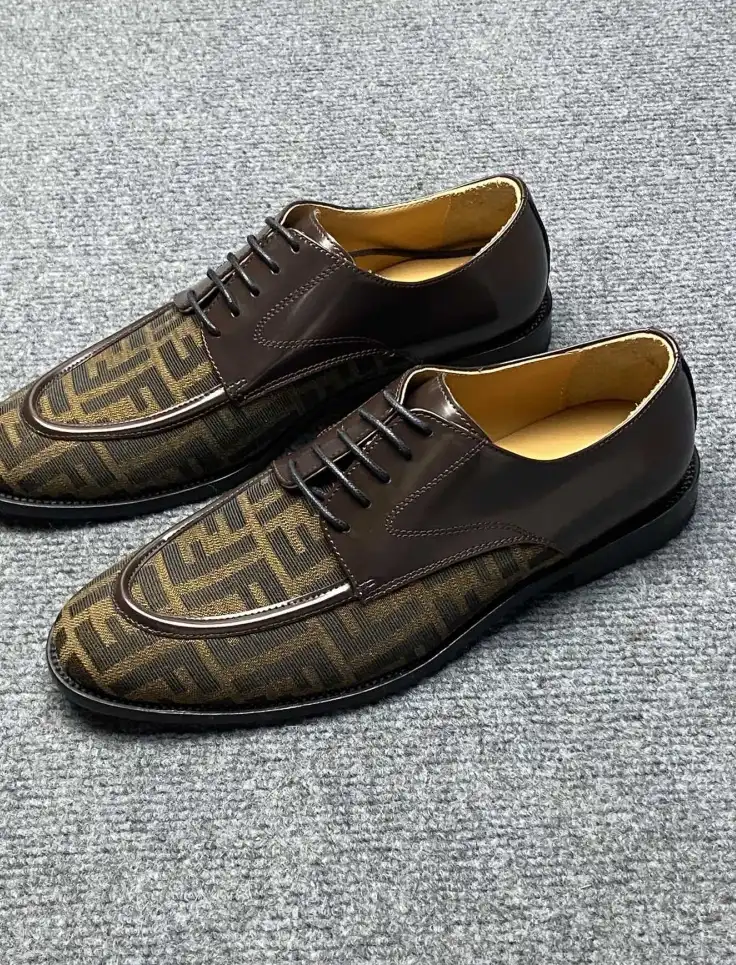 hype Fendi Leather Shoes