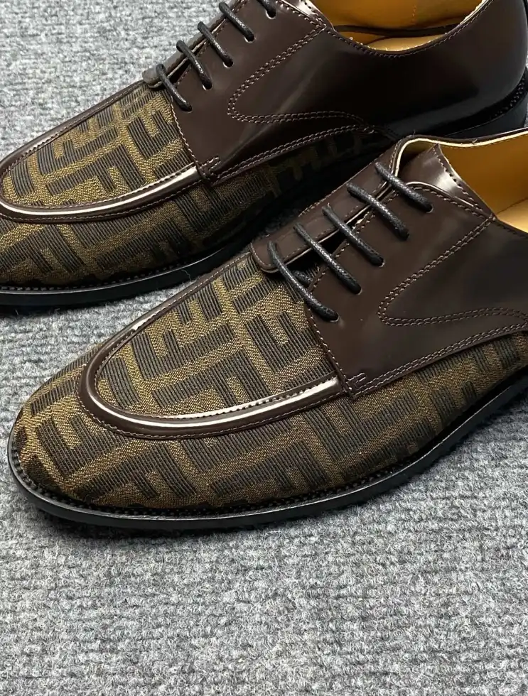 hype Fendi Leather Shoes