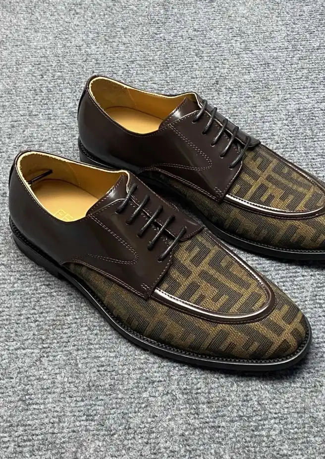 hype Fendi Leather Shoes