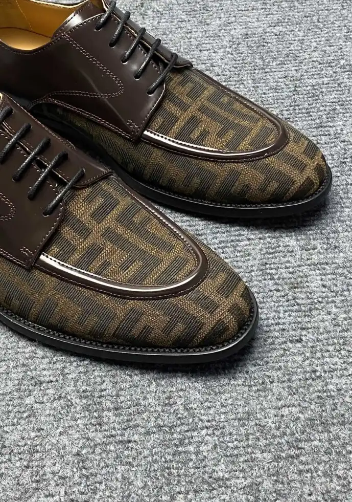 hype Fendi Leather Shoes