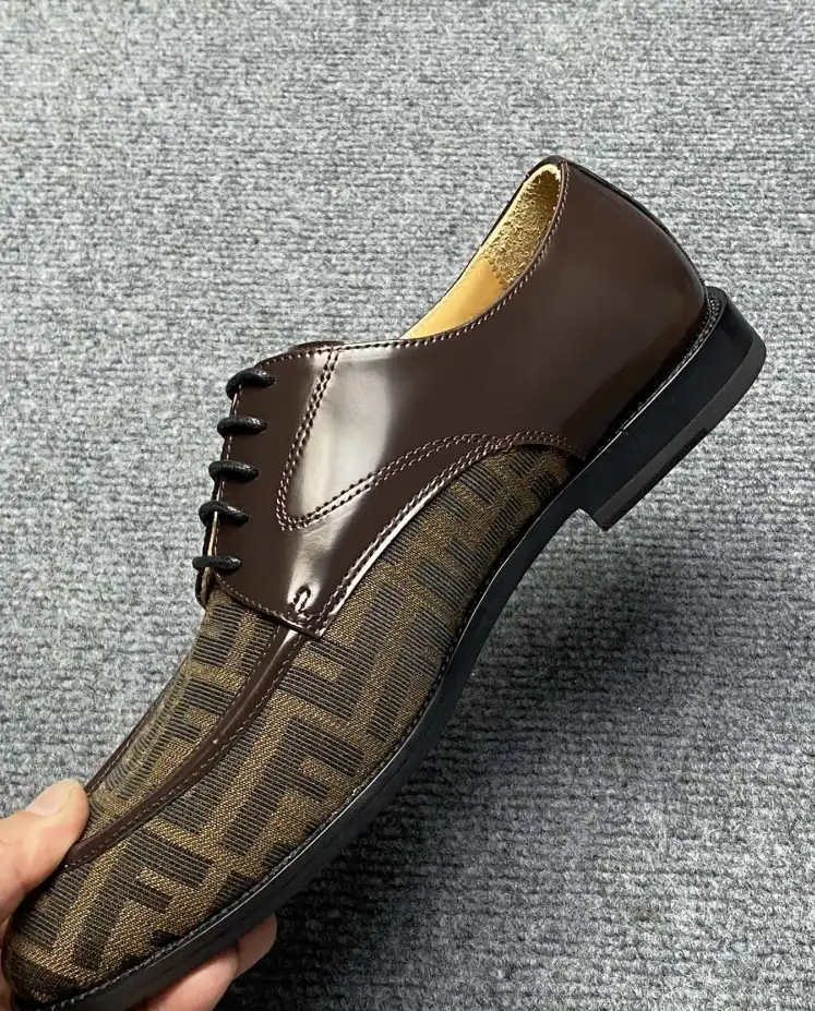 hype Fendi Leather Shoes