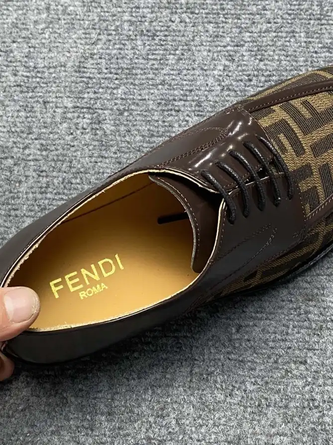 hype Fendi Leather Shoes