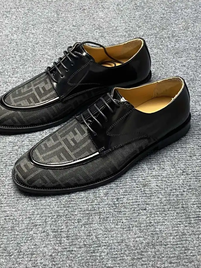 hype Fendi Leather Shoes