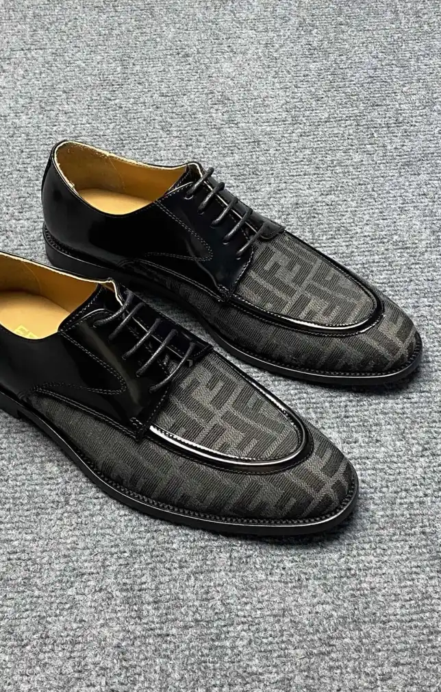 hype Fendi Leather Shoes