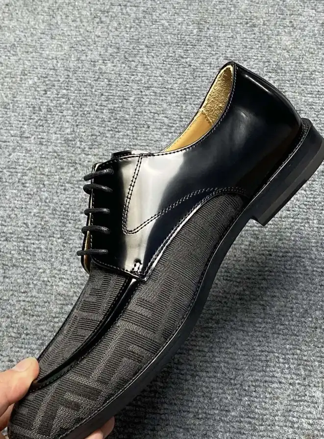 hype Fendi Leather Shoes