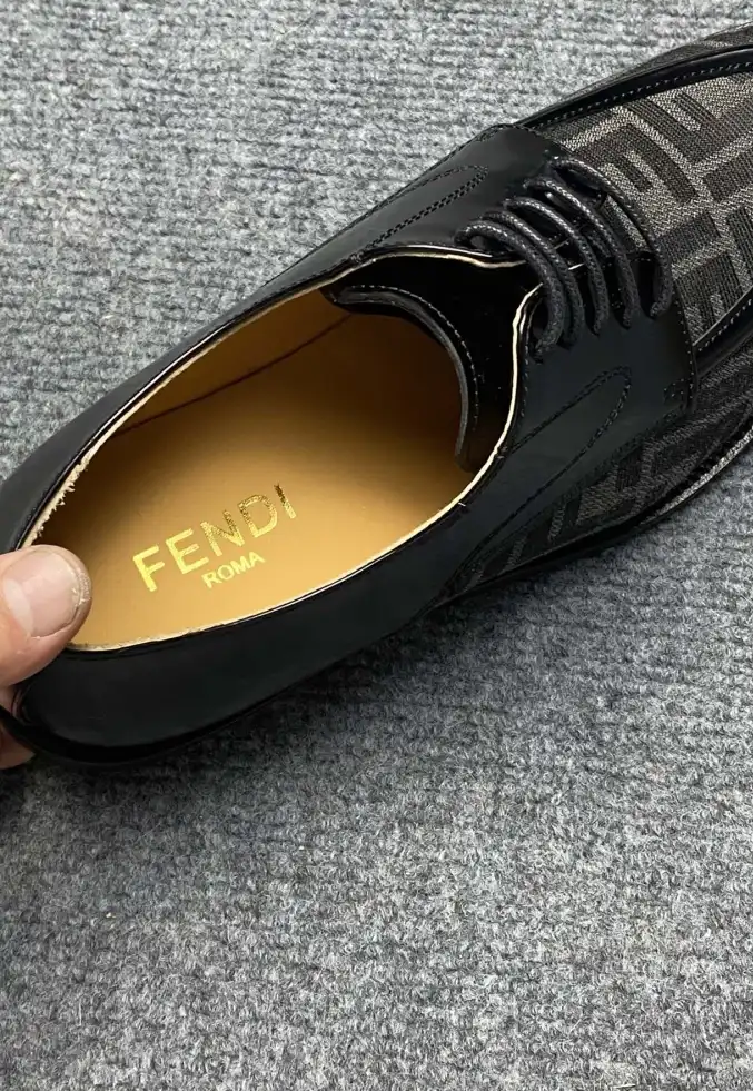 hype Fendi Leather Shoes