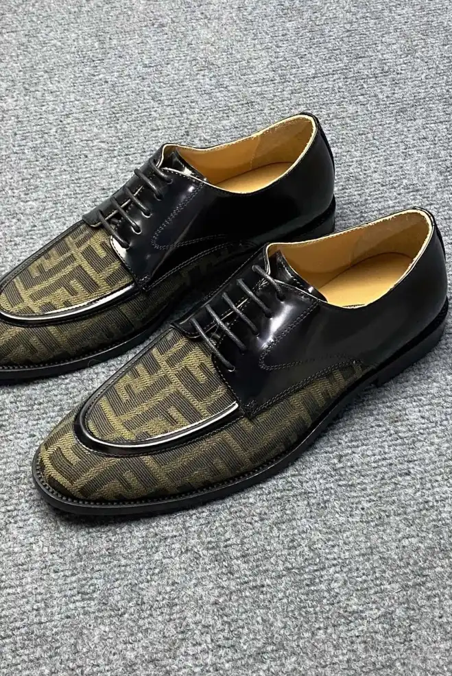 hype Fendi Leather Shoes