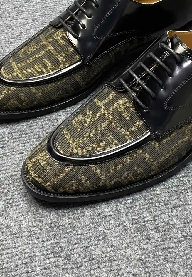 hype Fendi Leather Shoes