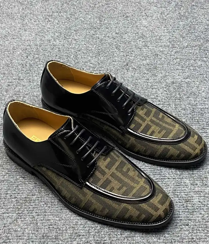 hype Fendi Leather Shoes