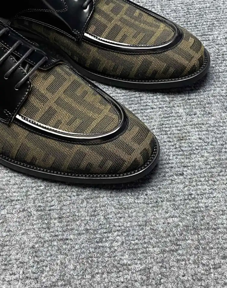 hype Fendi Leather Shoes