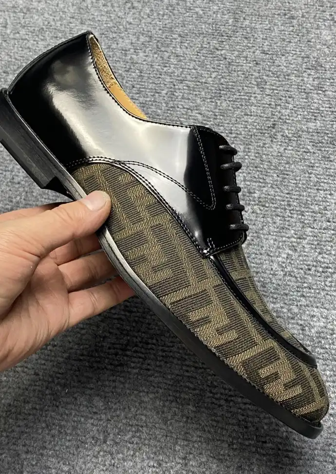 hype Fendi Leather Shoes