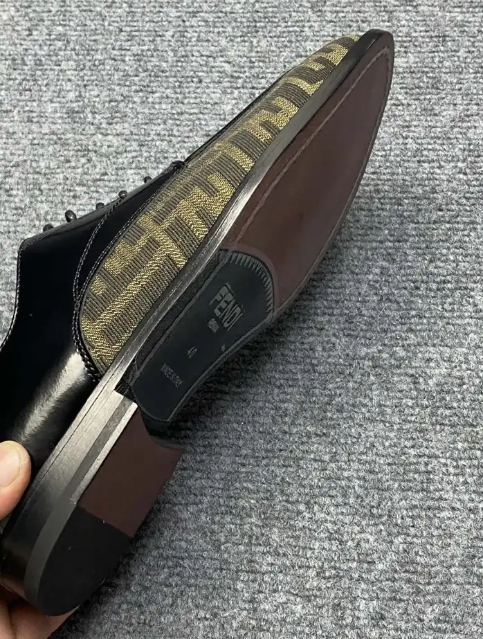 hype Fendi Leather Shoes