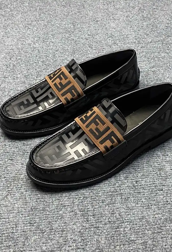 hype Fendi Leather Shoes