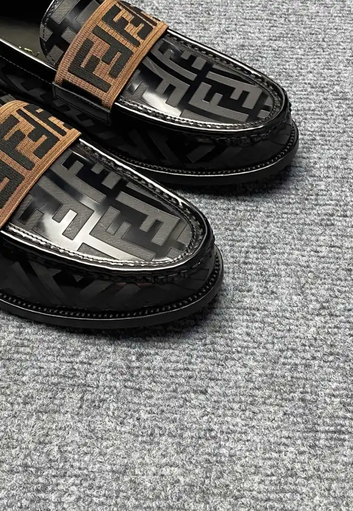 hype Fendi Leather Shoes