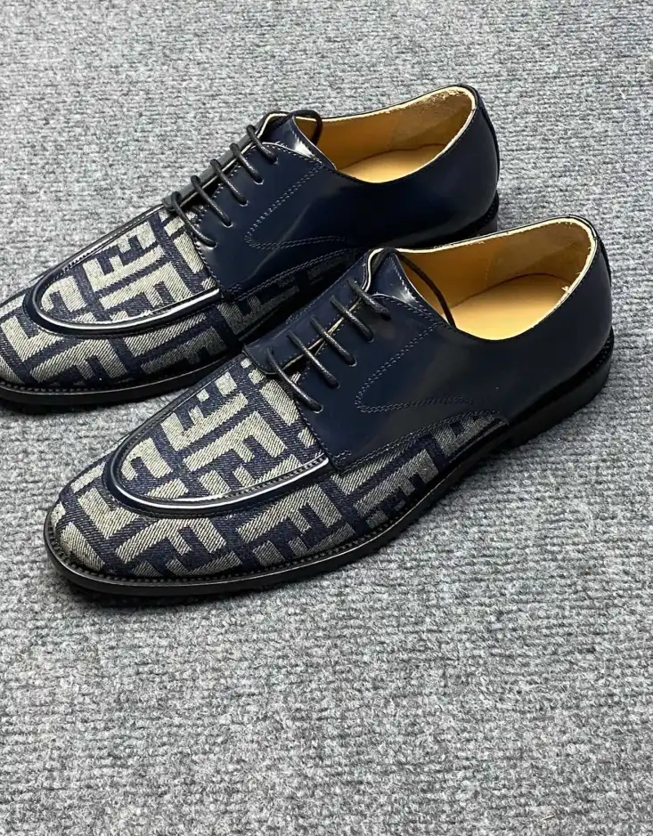 hype Fendi Leather Shoes