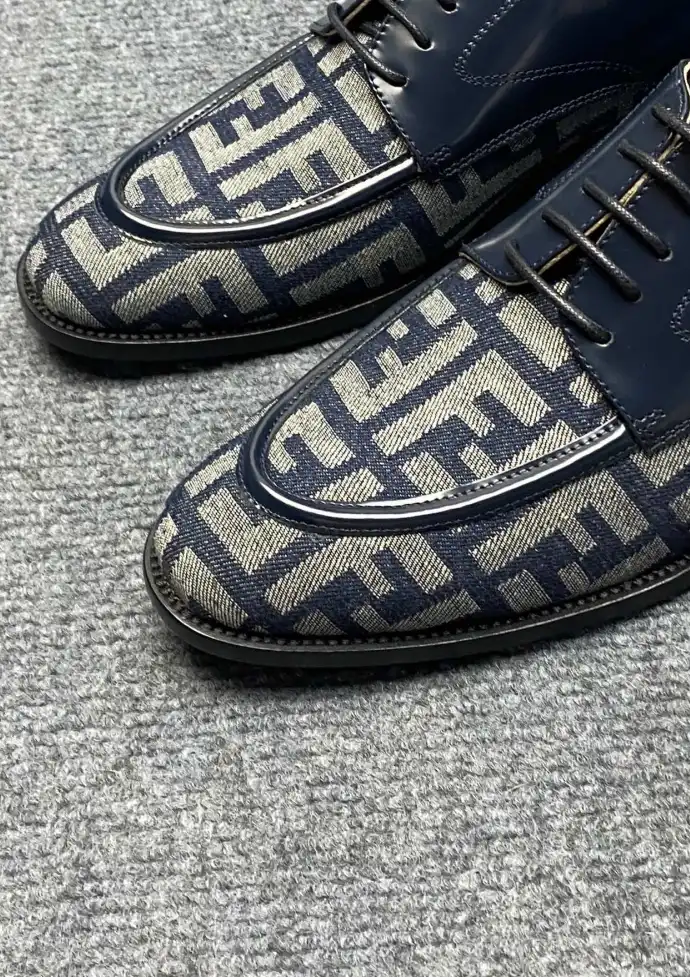 hype Fendi Leather Shoes