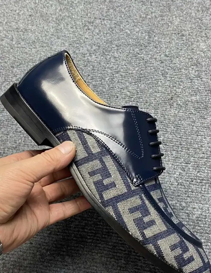 hype Fendi Leather Shoes