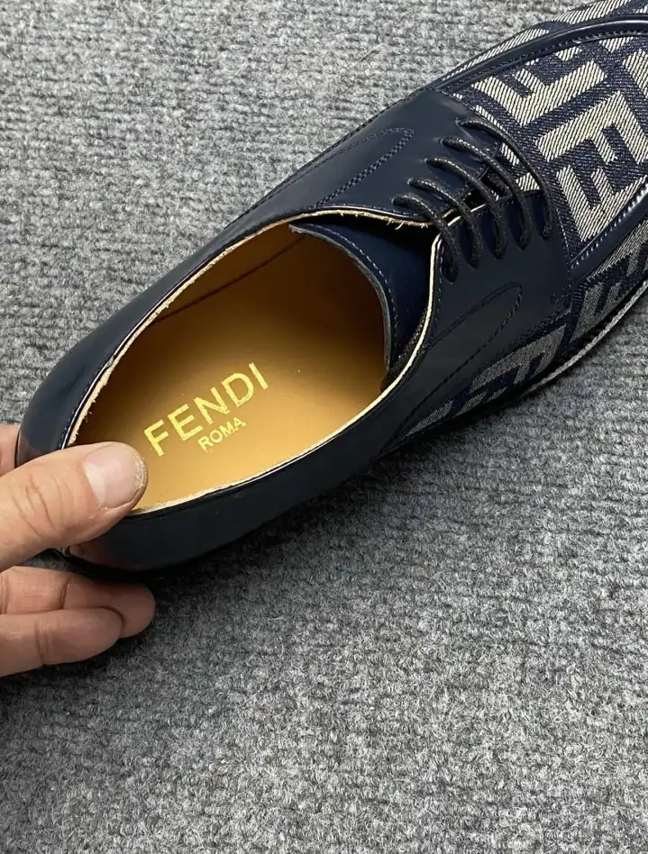 hype Fendi Leather Shoes